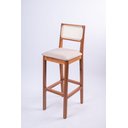 Ver imagem 2 de Banqueta Alta em Madeira Maciça