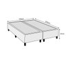 Base Cama Box King Comum Marrom - 2