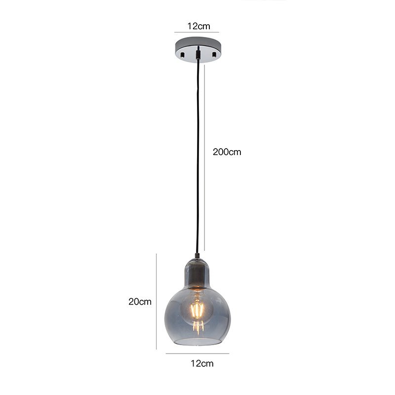 Pendente Lasi Fumê Nordecor 2425 - 5