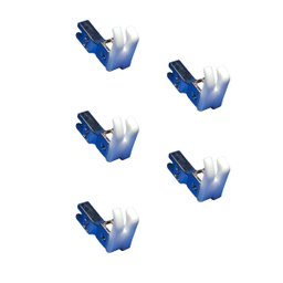 05 Pé Calcador de Teflon Pesponto Compensado para Maquina Reta Industrial Lado Direito 2mm Tcr-1/16n - 5