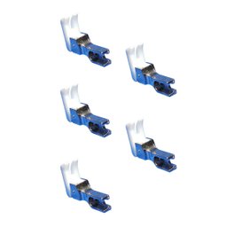 05 Pé Calcador de Teflon Pesponto Compensado para Maquina Reta Industrial Lado Direito 2mm Tcr-1/16n - 1