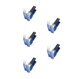 05 Pé Calcador de Teflon Pesponto Compensado para Maquina Reta Industrial Lado Direito 2mm Tcr-1/16n - 4