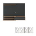 Ver imagem 5 de Painel com Suporte para Tv até 65 Polegadas com Aparador 4 Portas com Espelho Multimóveis Mp1089