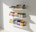 Ver imagem 3 de Kit 3 Un Prateleiras 50x14 Madeira Mdf Branco