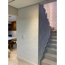 Ver imagem 6 de Placa Painel Revestimento Parede Original Decoração Flexivel Impermeavel Textura Sustentavel 50cmx50