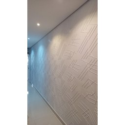 Placa Painel Revestimento Parede Original Decoração Flexivel Impermeavel Textura Sustentavel 50cmx50 - 5