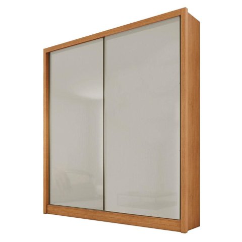 Guarda Roupa Casal Dante 2 Portas 3 Gavetas Cinamomo Fendi - Novo Horizonte
