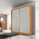 Ver imagem 4 de Guarda Roupa Casal Dante 2 Portas 3 Gavetas Cinamomo Fendi - Novo Horizonte