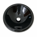 Ver imagem 2 de Cuba c/ Aba 420x420mm Vidro Temp Banheiro Lavabo Preto 4045