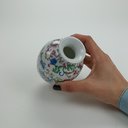 Ver imagem 6 de Vaso Decorativo Enfeite Casa Redondo Home&co Cerâmica 12x8x8cm Colorido