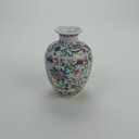 Ver imagem 3 de Vaso Decorativo de Cerâmica Color 12x8x8cm Enfeite Sala Mesa Estante Aparador