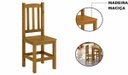 Ver imagem 4 de Kit 8 Cadeiras Madeira Maciça Diamante Cor Nogueira Nemargi