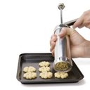 Ver imagem 3 de Maquina Biscoiteira Aluminio para Cookies e Bolacha Kit com 20 Discos e 4 Bicos Confeitaria Confeita