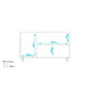 Ver imagem 4 de Rack em Mdp 3 Portas 1 Prateleira e 4 Pés com Rodízio Brv Móveis