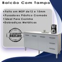Ver imagem 3 de Balcao Com Tampo 150cm 9130x9310 Branco Mobbs