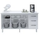 Ver imagem 5 de Balcao Com Tampo 150cm 9130x9310 Branco Mobbs