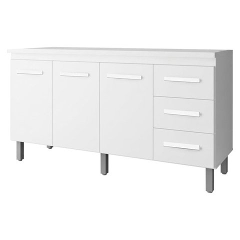 Balcao com Tampo 150cm 9130x9310 Branco Mobbs