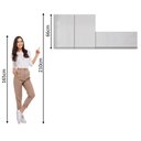Ver imagem 5 de Kit Área de Serviço Madesa Acordes 100% Mdf com 2 Armários Aéreos - Portas Branco Brilho