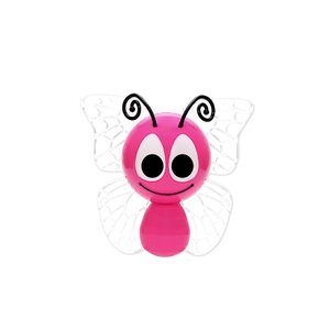 Luz Noturna Borboletinha Rosa Farfalla Led Taschibra 0,5w Ip20 Rgb com Sensor de Luz