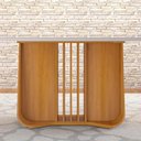 Ver imagem 3 de Kit Mesa de Jantar Harpa com 6 Cadeiras Sinfonia em Linho Naturale/off White/cinza