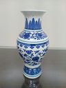 Ver imagem 5 de Vaso Decorativo Enfeite Casa Cerâmica 22x14x14cm Azul