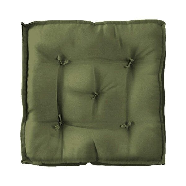Almofada Futon 40cmx40cm 5 Amarrados Canto Reto Tecelagem Damata - 1