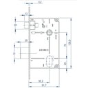 Ver imagem 3 de Fechadura Banheiro Aço Inox Mi610 St2 R245 55mm Roseta Cromada Linea Inoxvita Papaiz