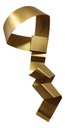 Ver imagem 1 de Decoração Escultura de Parede de Metal Exclusivo no Brasil Home Decor Dourado