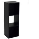 Ver imagem 1 de Estante de Livros 3 Nichos em Mdf Preto