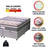 Cama Box Baú Casal King Colchão Molas Ensacadas com Pillow Evolution Suede - 5