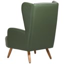 Ver imagem 7 de Poltrona de Amamentação Fixa Pés Manu Liz D02 Couríssimo Tramado Verde C-296 C-120 - Lyam Decor