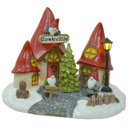 Ver imagem 2 de Vila Natal Cogumelo Colorido 21,5x16,5x16cm Florarte