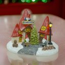 Ver imagem 3 de Vila Natal Cogumelo Colorido 21,5x16,5x16cm Florarte