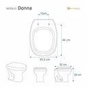 Ver imagem 4 de Tampa de Vaso Poliéster Donna Branco para Bacia Santa Marina