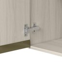 Ver imagem 5 de Armario Aereo 2 Portas Vidro MDF 80x90 cm Kali 1198462 Bianco Toq Nicioli