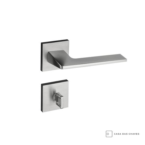 Fechadura Pado Sara Cromo Acetinado Banheiro Tranqueta