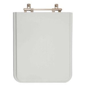 Assento Sanitário Square Cinza Platina para Vaso Incepa