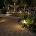 Ver imagem 4 de Jogo 8 Balizadores para Jardim 31cm Preto Termoplástico Alumínio Luminária Externa Modena Dital