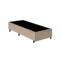 Ver imagem 2 de Cama Base Solteiro Suede (78x188cm) Genki Kenko:preto