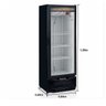 Cervejeira 410 Litros Porta de Vidro GRBA-400PV PR Gelopar Preta 220v - 3