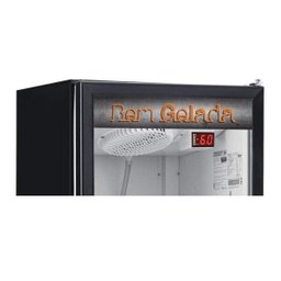 Cervejeira 410 Litros Porta de Vidro GRBA-400PV PR Gelopar Preta 220v - 2