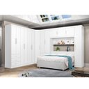 Ver imagem 2 de Guarda-Roupa de Canto Modulado 1 Porta Cancun Yescasa Branco