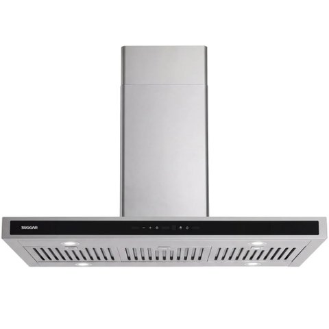 Coifa Suggar de Ilha Safira 90 cm Inox TP1591IX 110V