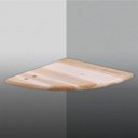 Ver imagem 3 de Prateleira de Canto de Madeira Maciça Natural