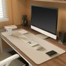 Mouse Pad 90x40cm Grande Tapete de Mesa Escritório Palha - 1