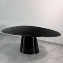 Ver imagem 3 de Mesa de Jantar Orgânica Eclat Design Moderno Base Cone 150x90cm