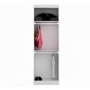 Ver imagem 3 de Guarda-Roupa Modulado 2 Portas Cancun Yescasa Branco