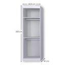 Ver imagem 4 de Guarda-Roupa Modulado 2 Portas Cancun Yescasa Branco
