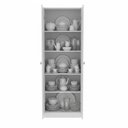 Ver imagem 5 de Kit 2 Cristaleiras Multiuso com 4 Portas de Vidro e 8 Prateleiras