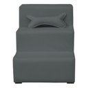 Ver imagem 4 de Escadinha Escada Pet 3 Degraus Rampa para Cama Sofá Suede:Cinza-Escuro/3 Degraus
